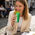 Silikon-Dosenverschluss mit Strohhalm – wiederverwendbar -    Zorenza