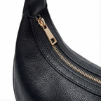 Halbmond-Schultertasche mit 3-Wege Trageriemen Zorenza