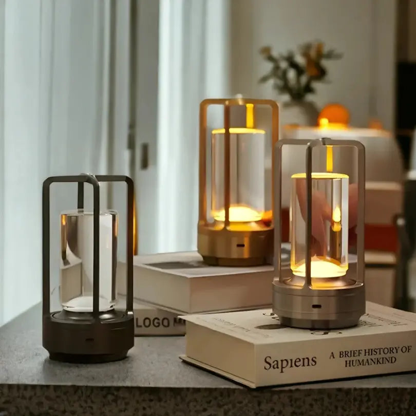 Kabellose LED-Tischlampe mit Dimmer – Skandinavisches Design Zorenza