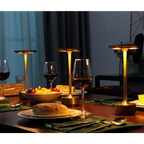 Kabellose LED-Tischlampe mit Touch-Dimmer – Aluminium, IP44 Zorenza