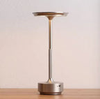 Kabellose LED-Tischlampe mit Touch-Dimmer – Aluminium, IP44 Zorenza