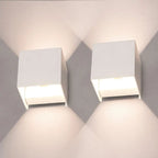 Kabellose LED-Wandleuchte Würfel mit dimmbarem Licht Zorenza