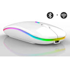 Kabellose Maus mit RGB-LED-Beleuchtung – ohne Batterien Zorenza