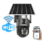 Solarkamera 360° mit 4K Auflösung – Überwachungskamera drahtlos -    Zorenza
