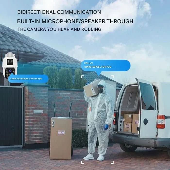 Solarkamera 360° mit 4K Auflösung – Überwachungskamera drahtlos -    Zorenza