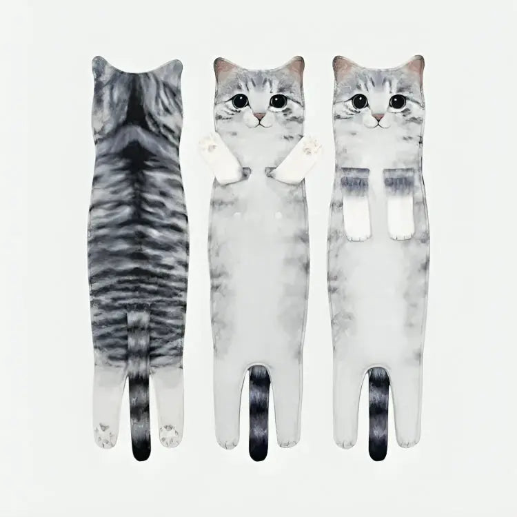 Katzen-Motiv-Handtuch – Weich, schön & sofort nutzbar Zorenza