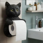 Katzen-Toilettenpapierhalter aus Harz Zorenza