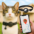 Katzenhalsung mit GPS-Halterung und Sicherheitsverschluss -    Zorenza