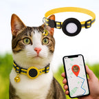 Katzenhalsung mit GPS-Halterung und Sicherheitsverschluss -    Zorenza