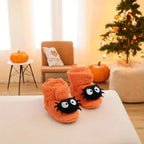 Kinder-Hausschuhe Fleece Halloween-Motiv knöchelhoch -    Zorenza
