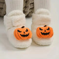 Kinder-Hausschuhe Fleece Halloween-Motiv knöchelhoch -    Zorenza