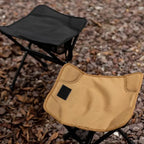 Klappbarer Campinghocker – Tragbarer Outdoor-Sitz mit Netzablage Zorenza