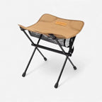 Klappbarer Campinghocker – Tragbarer Outdoor-Sitz mit Netzablage Zorenza