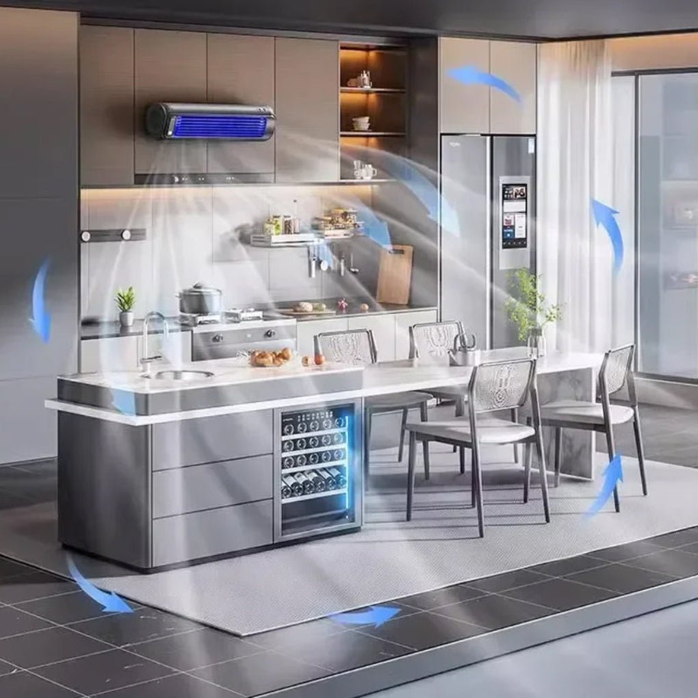Kabelloser Tischventilator mit rotierendem Luftstrom -    Zorenza