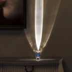 Kristall-Tischlampe mit warmem Lichtreflex Zorenza