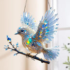 Kristall-Vogel Deko – Schillerndes Lichtspiel für Fenster & Wohnräume Zorenza