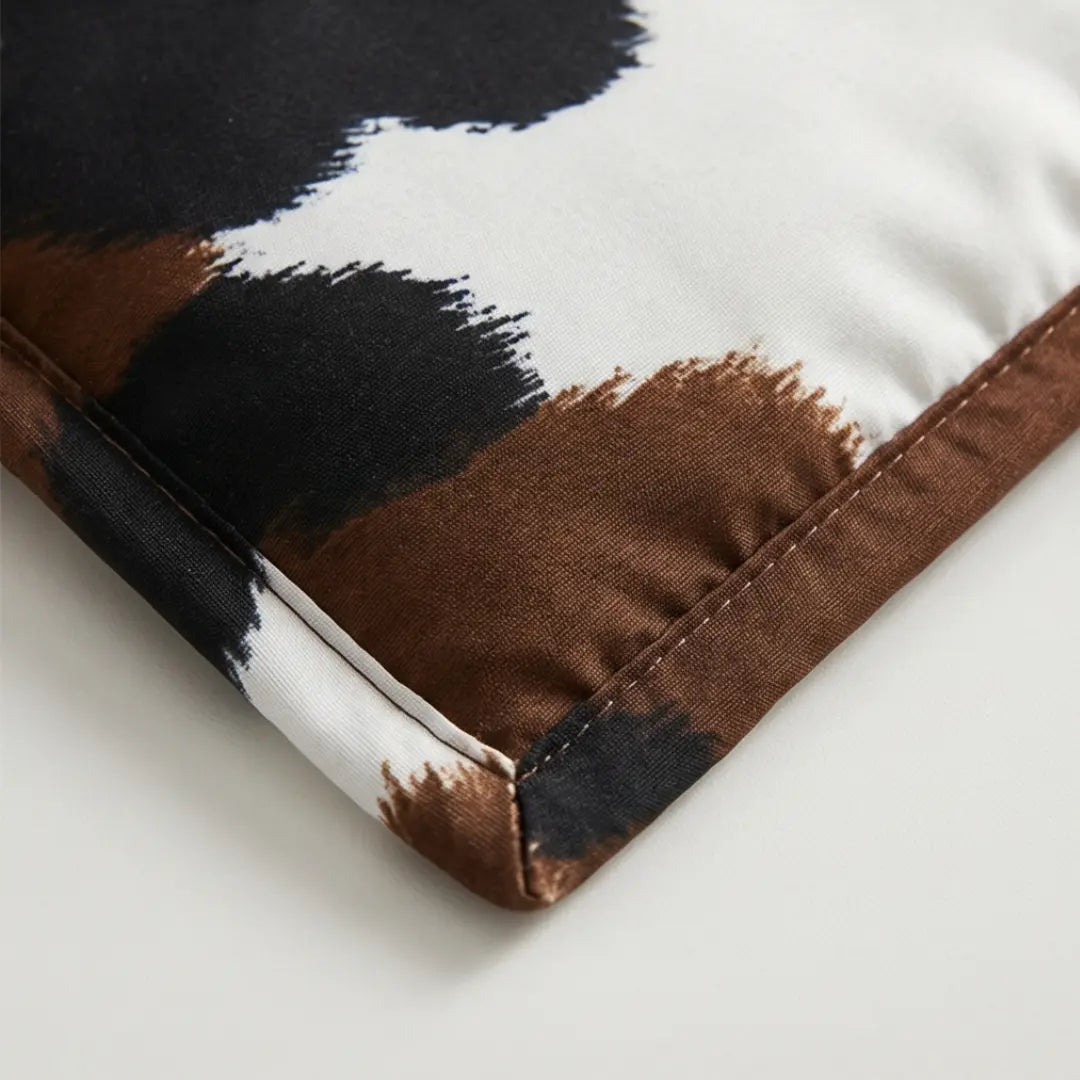 Kuhflecken-Bettdecken-Set – Western-Stil für Ihr Schlafzimmer Zorenza