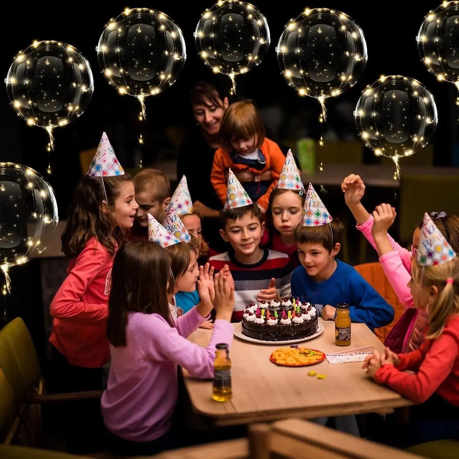 LED-Ballon-Set mit 10 Stück – Warmes Leuchten für jeden Anlass Zorenza