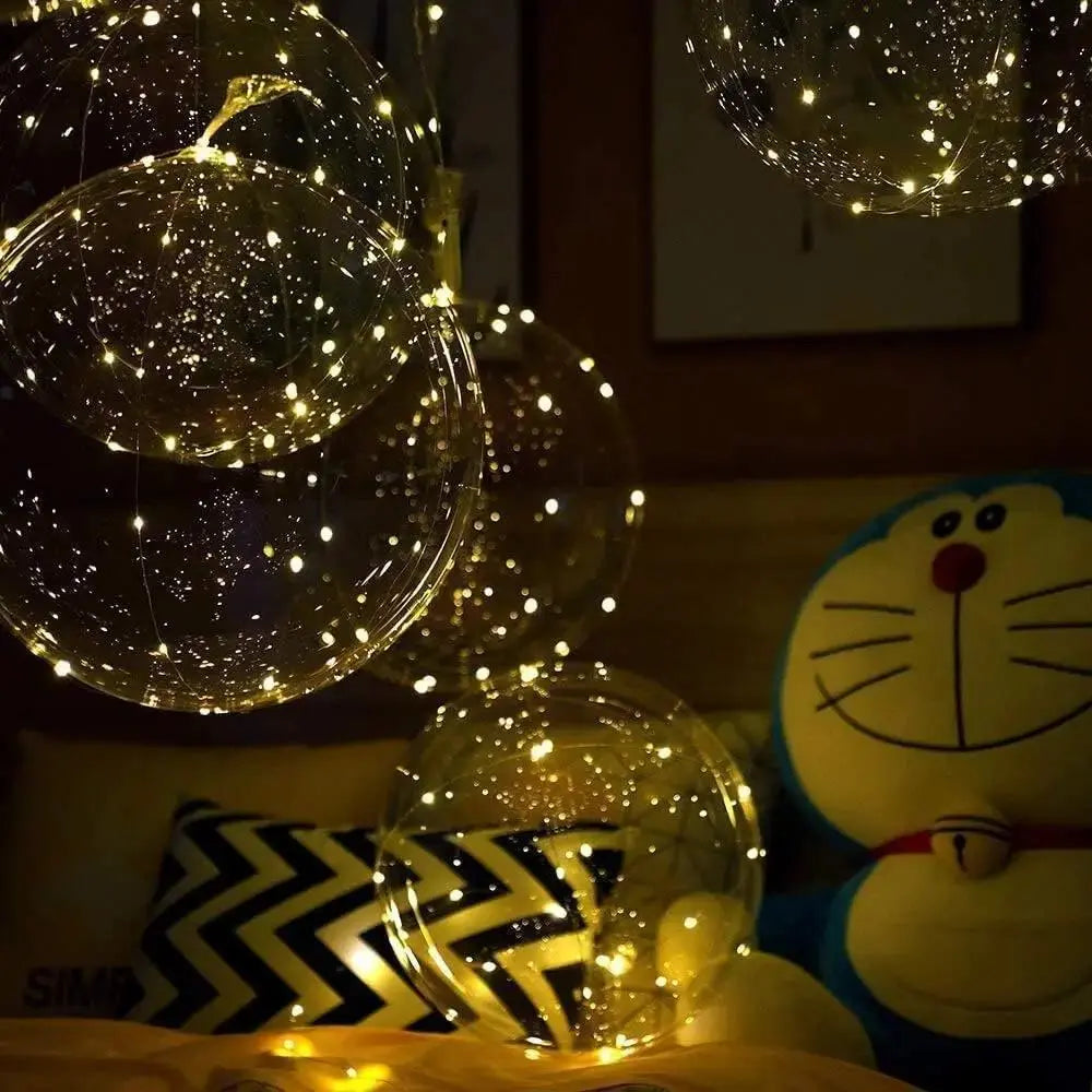 LED-Ballon-Set mit 10 Stück – Warmes Leuchten für jeden Anlass Zorenza