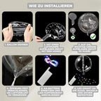 LED-Ballonlichter mit warmweißem Licht Zorenza