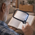 LED-Handlupe – Kleingedrucktes mühelos lesen Zorenza