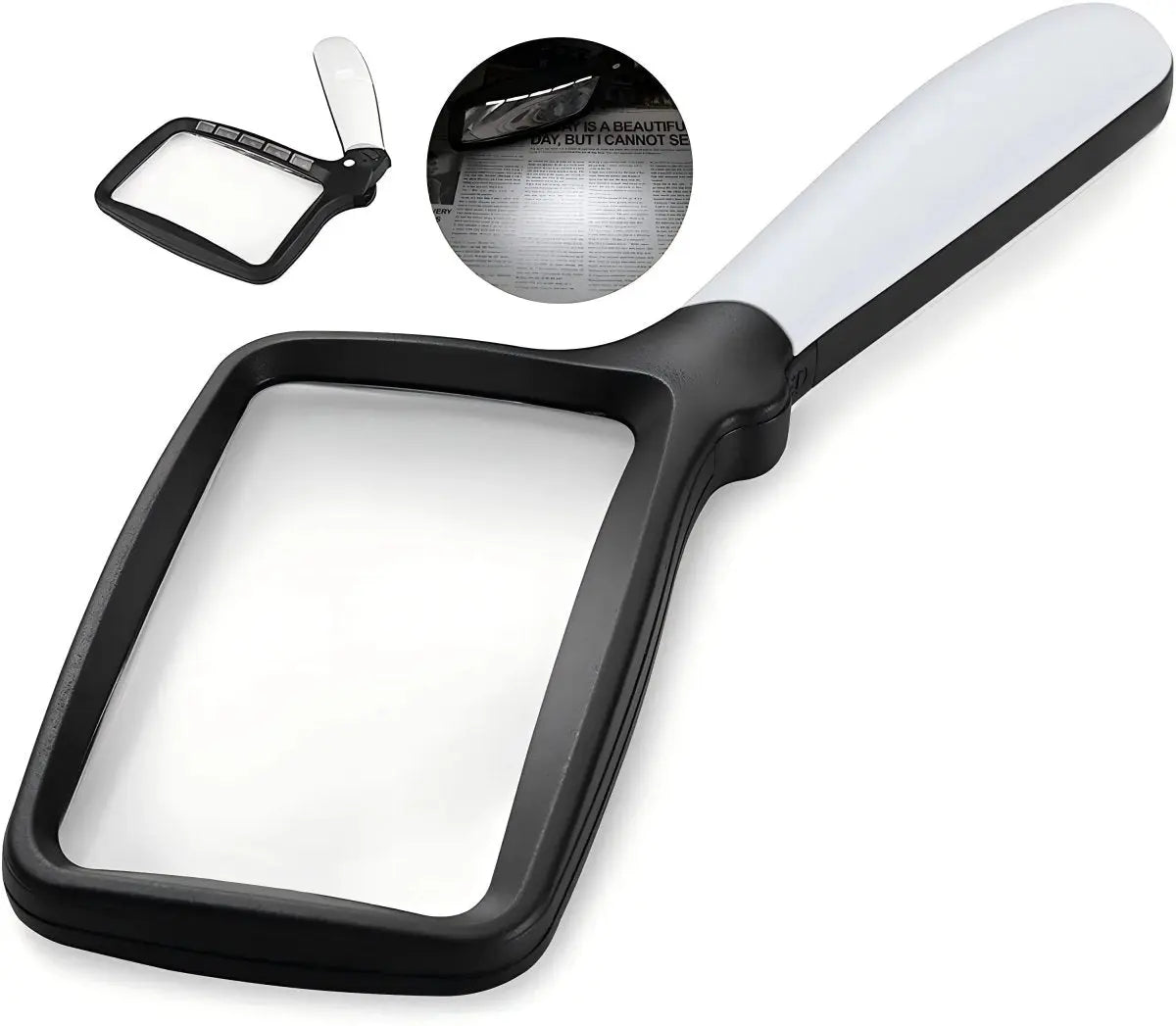 LED-Handlupe – Kleingedrucktes mühelos lesen Zorenza