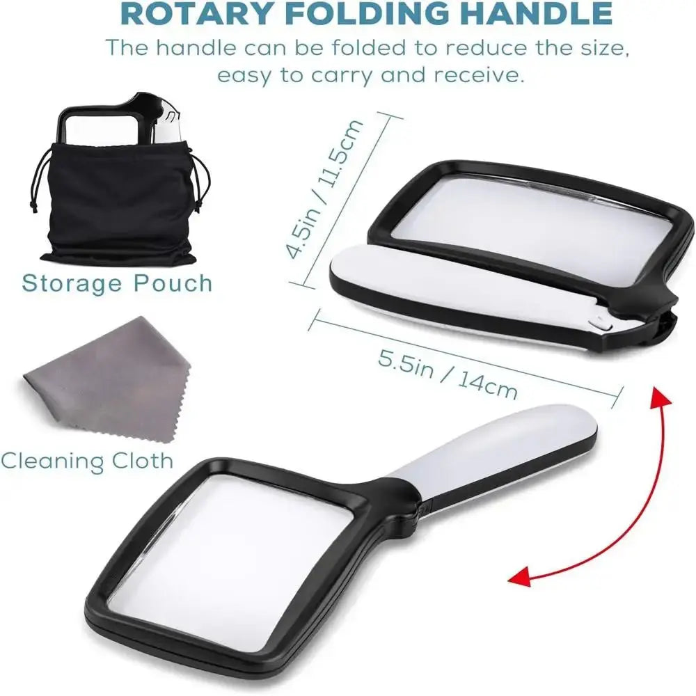 LED-Handlupe – Kleingedrucktes mühelos lesen Zorenza