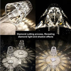 LED Kristall Tischlampe, kabellos Zorenza