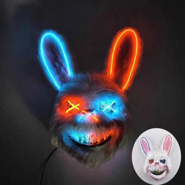 LED-Maske mit Neonlicht und mehreren Leuchtmodi -    Zorenza
