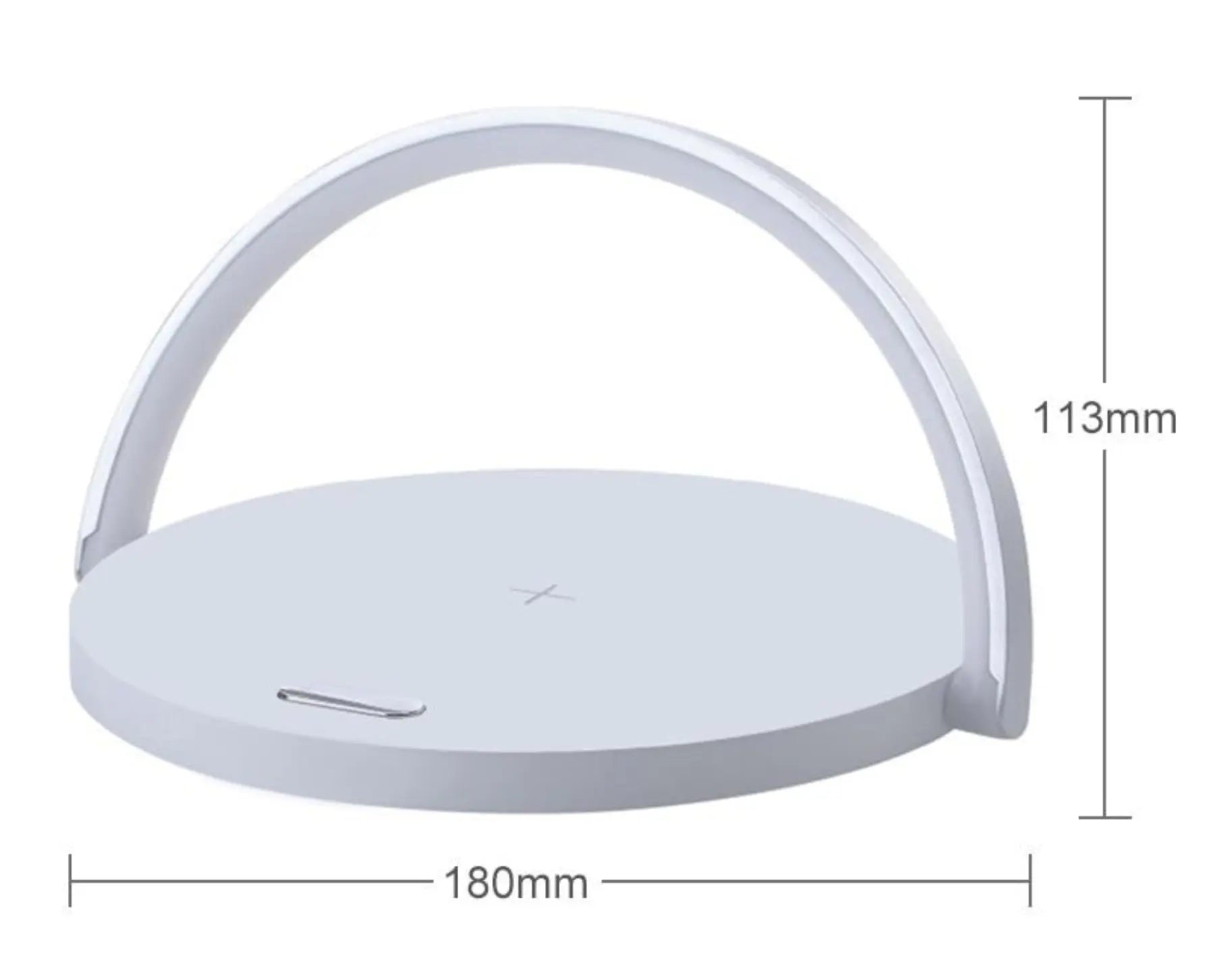 LED-Nachttischlampe mit kabellosem Ladegerät Zorenza