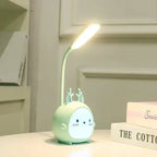 LED-Schreibtischlampe Cartoon-Tier – Sanftes Licht & Flexibler Hals Zorenza