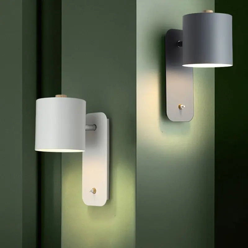 LED-Wandleuchte mit integriertem Schalter (2er-set) Zorenza