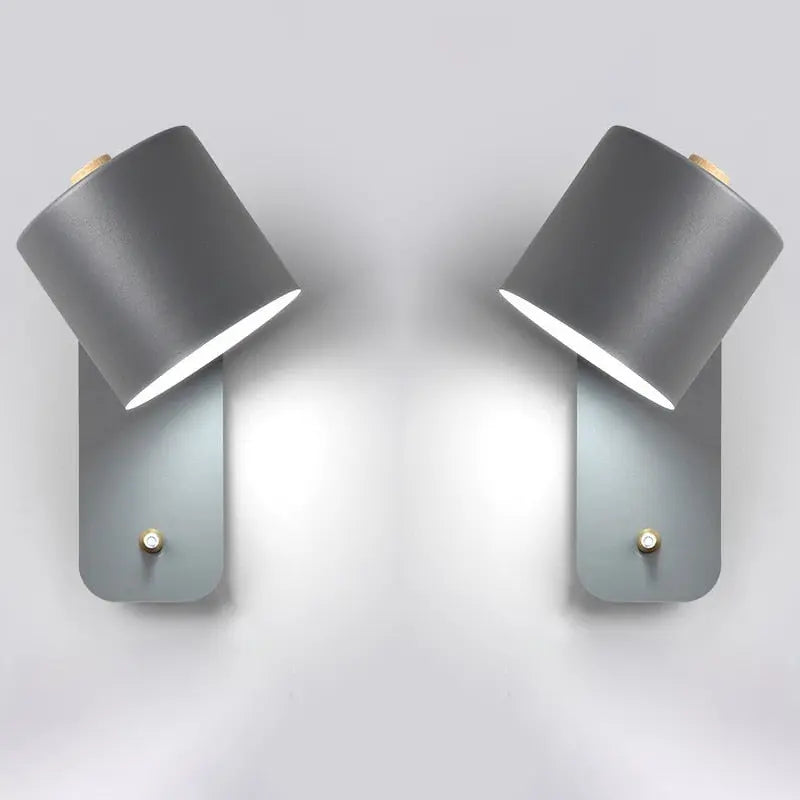 LED-Wandleuchte mit integriertem Schalter (2er-set) Zorenza