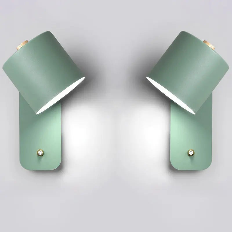 LED-Wandleuchte mit integriertem Schalter (2er-set) Zorenza