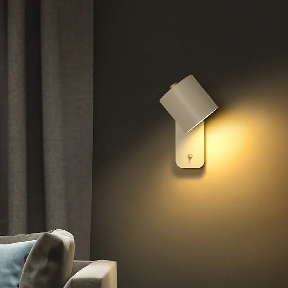 LED-Wandleuchte mit integriertem Schalter (2er-set) Zorenza