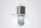 LED-Wandleuchte mit integriertem Schalter (2er-set) Zorenza