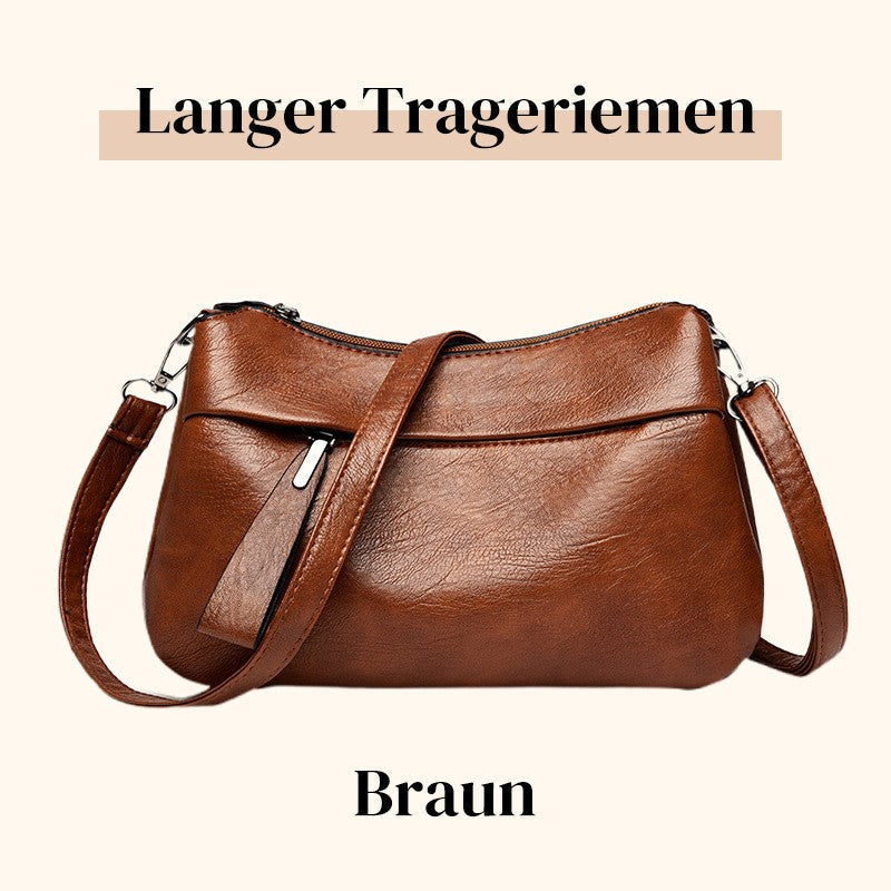 Schultertasche Kunstleder mit verstellbarem Riemen -    Zorenza