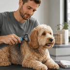 Fellbürste für Hunde und Katzen – Sanftes Entwirren -    Zorenza