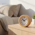 Lautloser Holz-Wecker mit LED-Nachtlicht Zorenza