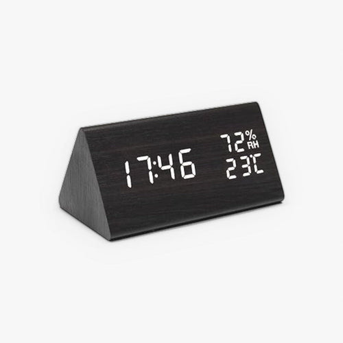 Digitalwecker Holz mit LED-Display -    Zorenza