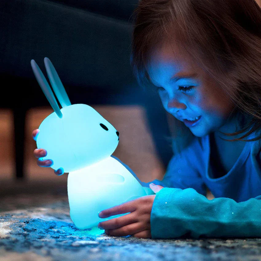 LED Nachtlicht Hase mit Berührungssteuerung und USB-Aufladung -    Zorenza