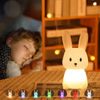 LED Nachtlicht Hase mit Berührungssteuerung und USB-Aufladung -    Zorenza