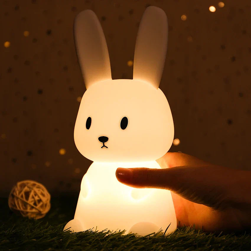 LED Nachtlicht Hase mit Berührungssteuerung und USB-Aufladung -    Zorenza
