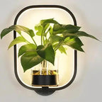 LED Pflanzen Wandleuchte mit Glasvase -    Zorenza
