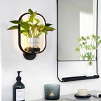 LED Pflanzen Wandleuchte mit Glasvase -    Zorenza