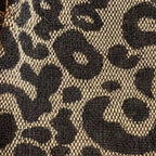 Leotard-Print Tote-Bag mit Goldketten-Detail Zorenza