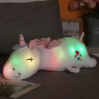 Leuchtendes Einhorn aus Plüsch mit LED-Licht Zorenza