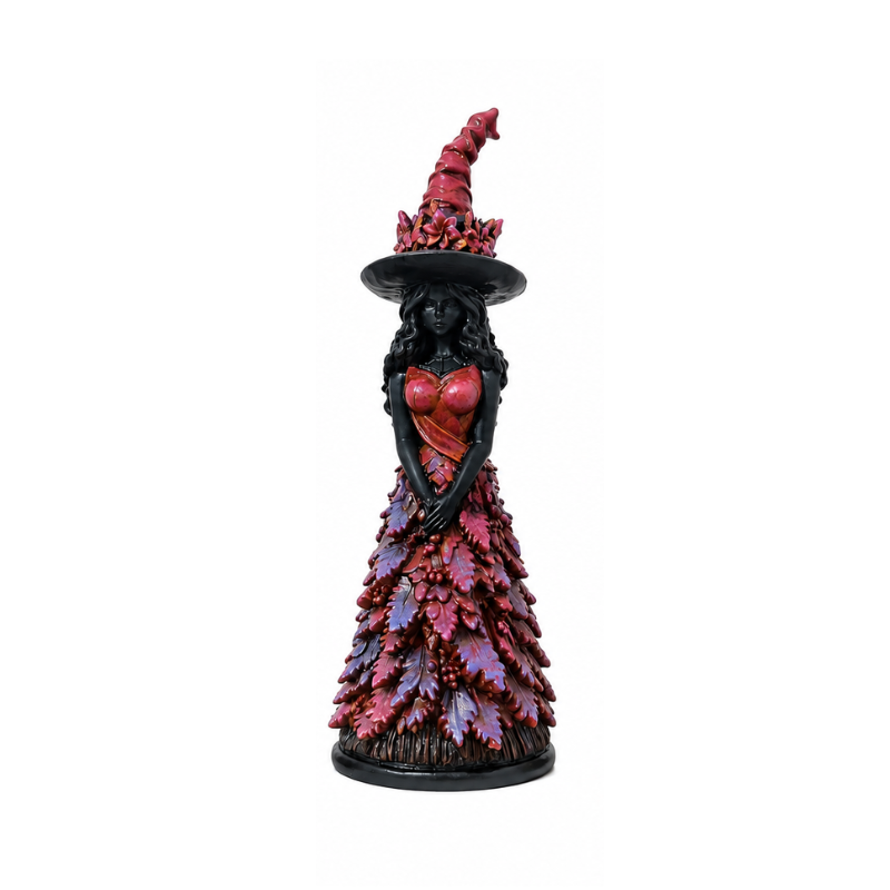 Hexenfigur Gothic mit Herbstdetails -    Zorenza