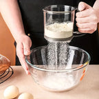 Mehlsieb mit Quetschgriff – 250 ml Backsieb Zorenza