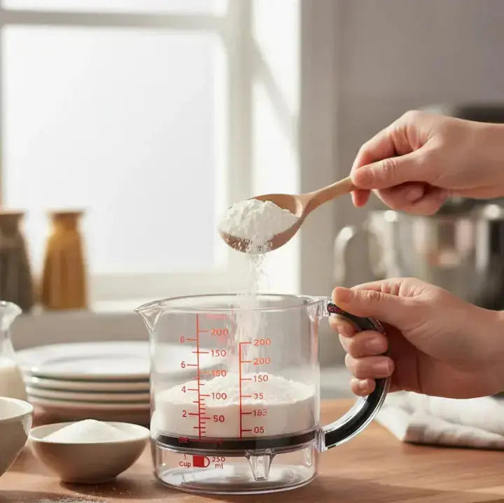 Messbecher 250 ml – Transparenter Messbecher mit Skala Zorenza